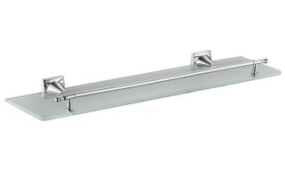 Полка стеклянная Haiba HB8507 хром